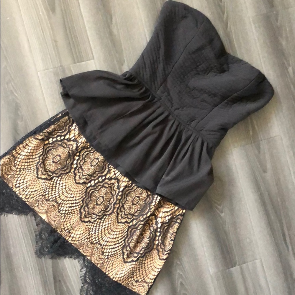 WHOLE OUTFIT! Lace skirt & peplum top